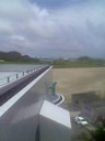 竹崎展望台から望む種子島宇宙センター